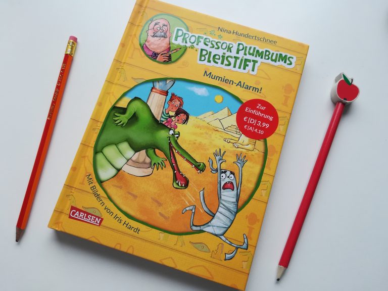 [Rezension] Kinderbuch *** Professor Plumbums Bleistift – Mumien – Alarm! *** mit einem Bleistift um die Welt