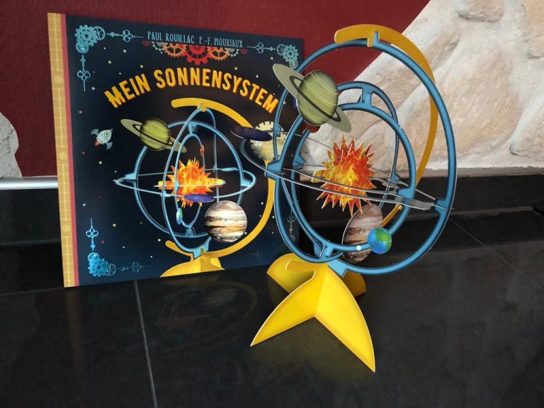 [Rezension] Sachbuch /Spielebuch *** Mein Sonnensystem – Bau dir dein 3D Planeten Modell*** leider nicht ganz so gut für Kinderhände geeignet…