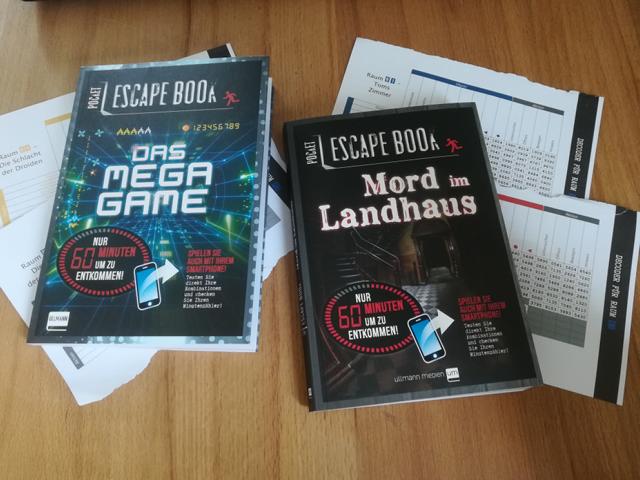 [Rezension] Rätseln/Escape/Exit Room *** Pocket Escape Book – Das Mega Game/ Mord im Landhaus *** nette Beschäftigung