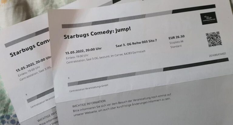 [Veranstaltungshinweis] Comedy fast ohne Worte *** Starbugs Comedy: Jump *** so lustig!