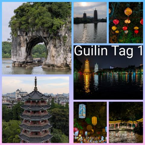[Reise] *** China – unsere 3-wöchige Rundreise *** Aufenthalt in Guilin – Tag 1 *** Pagoden und Elefanten