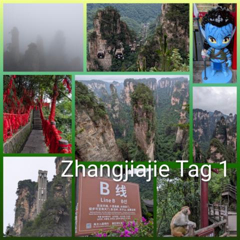 [Reise] *** China – unsere dreiwöchige Rundreise *** Aufenthalt in Zhangjiajie *** Tag 1: Avatar Berge